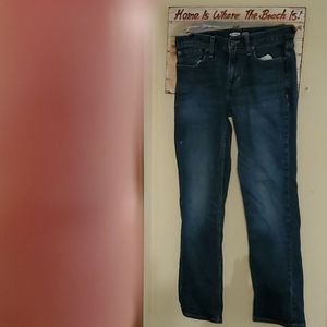 🤑Old navy straight built in flex jeans size 28/30
